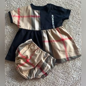 Burberry dress and bloomed